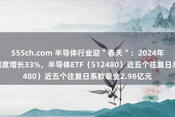 555ch.com 半导体行业迎＂春天＂：2024年AI芯片市集界限测度增长33%，半导体ETF（512480）近五个往复日系数吸金2.98亿元