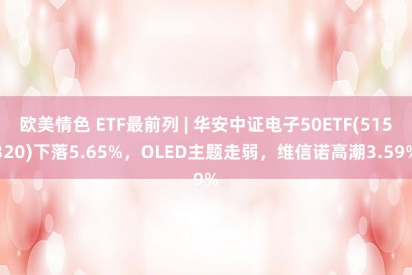 欧美情色 ETF最前列 | 华安中证电子50ETF(515320)下落5.65%，OLED主题走弱，维信诺高潮3.59%