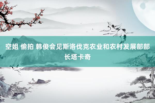 空姐 偷拍 韩俊会见斯洛伐克农业和农村发展部部长塔卡奇