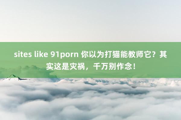 sites like 91porn 你以为打猫能教师它？其实这是灾祸，千万别作念！