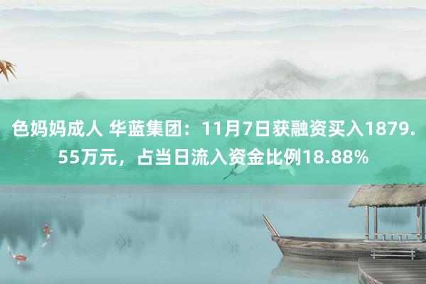 色妈妈成人 华蓝集团：11月7日获融资买入1879.55万元，占当日流入资金比例18.88%