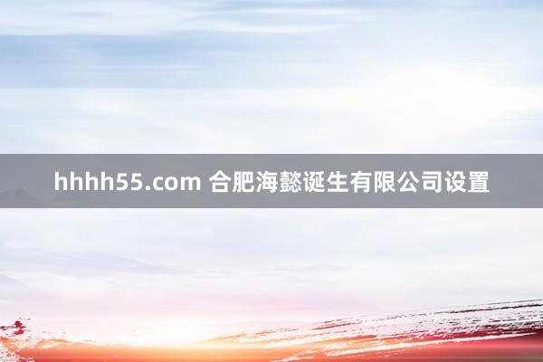 hhhh55.com 合肥海懿诞生有限公司设置