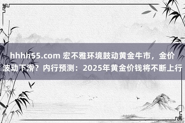 hhhh55.com 宏不雅环境鼓动黄金牛市，金价波动下滑？内行预测：2025年黄金价钱将不断上行